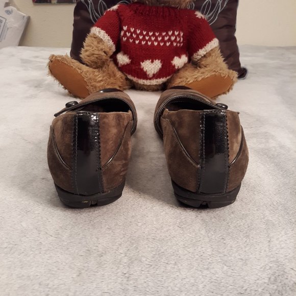 COPY - Privo By Clarks 75587 Brown Black Mary Jane Flats - Picture 5 of 8